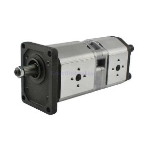 Pompe hydraulique double 12+10cc arbre conique 1/8